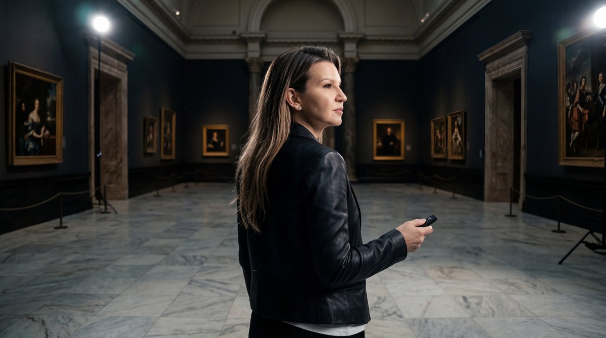 Conceptual illustration of a bridge made of health symbols spanning over calm water