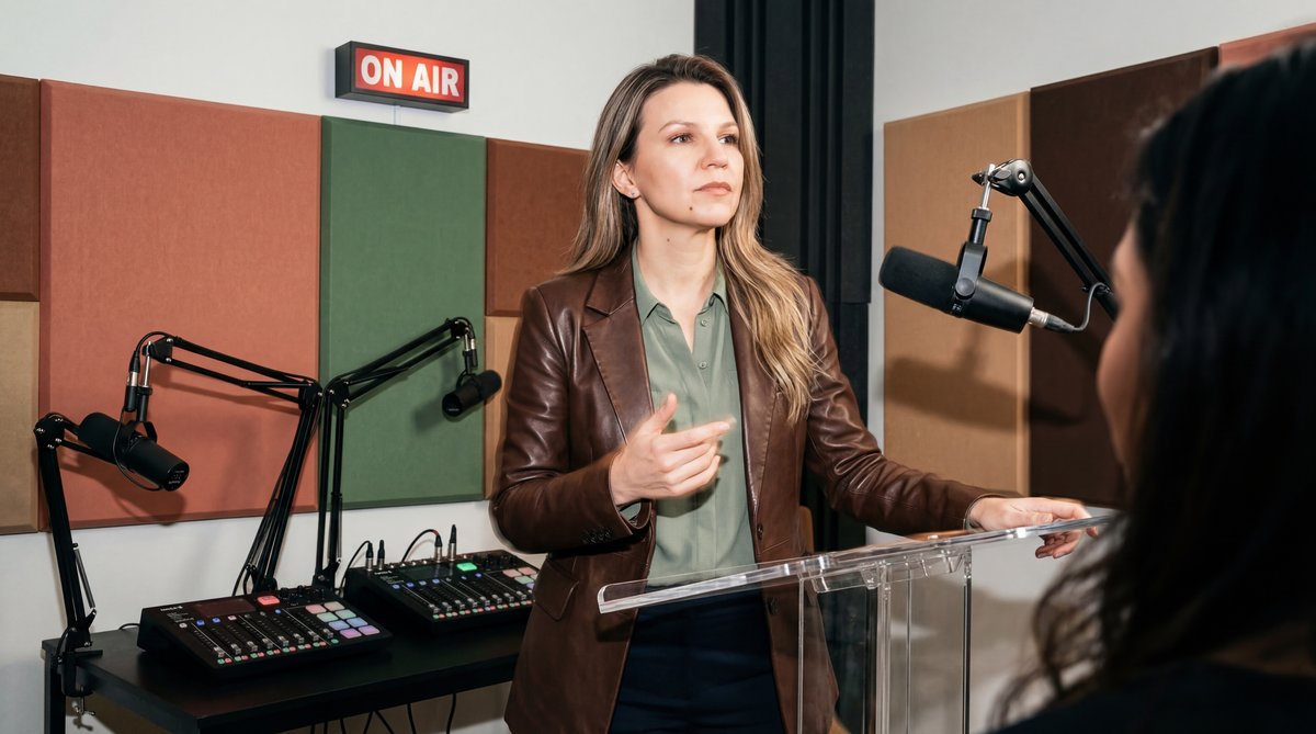 Balanced scale showing medical evidence and empathy as equal components of care